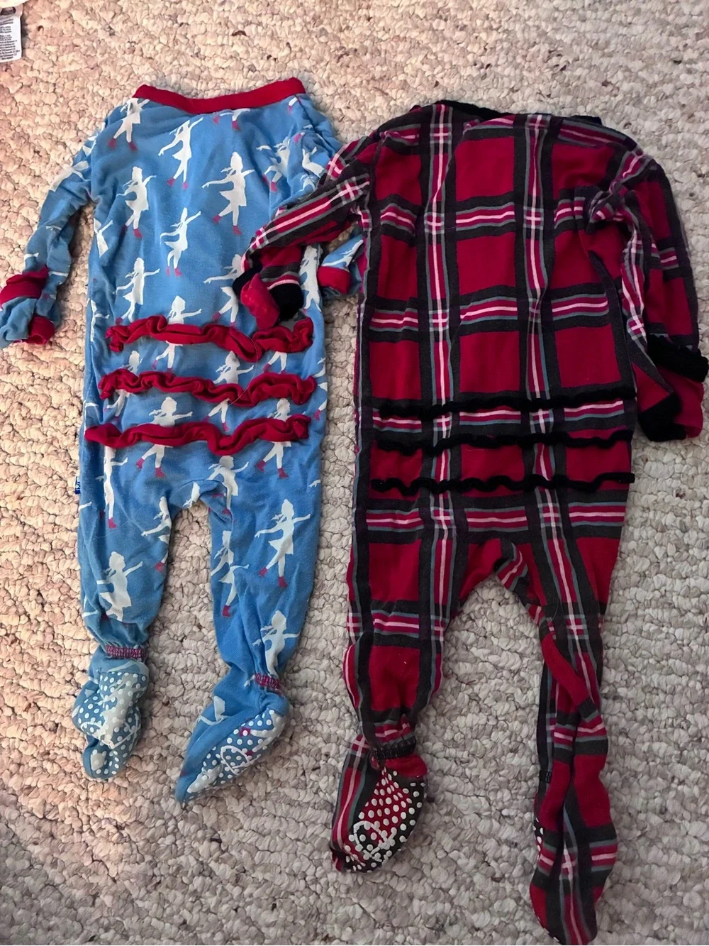 Kickee pants zip up footie pajamas